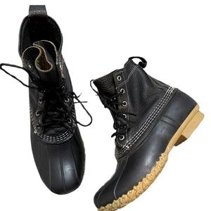 Black L.L bean boots